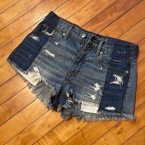 AE Vintage High Rise Festival Jean Shorts